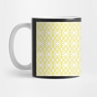 Abstract pattern - gold and white. Mug